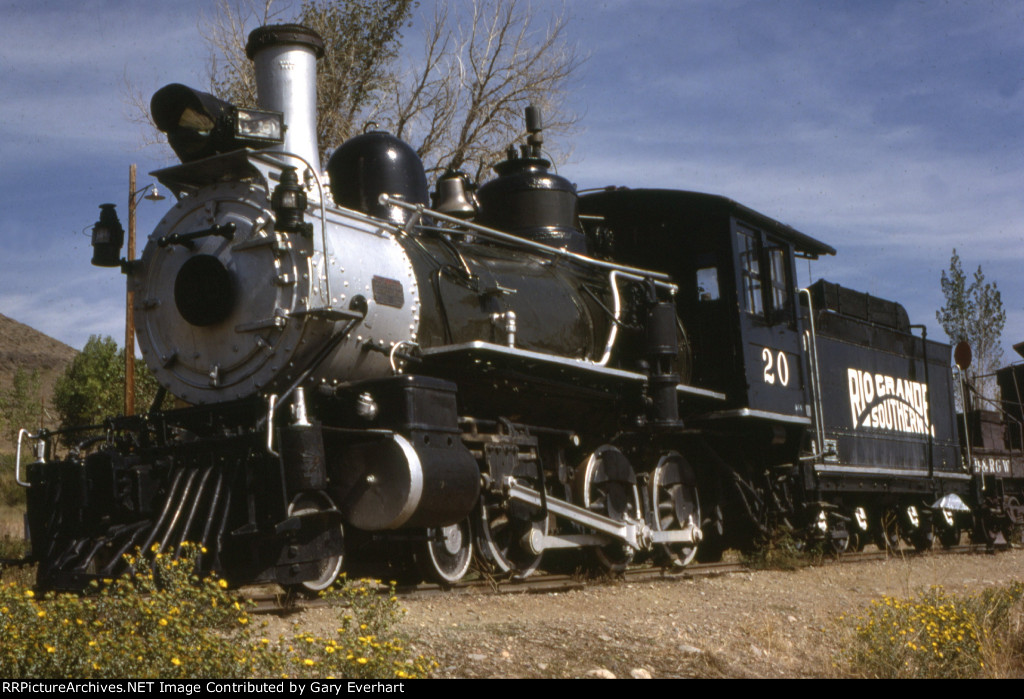 RGS 4-6-0ng #20 - Rio Grande Southern